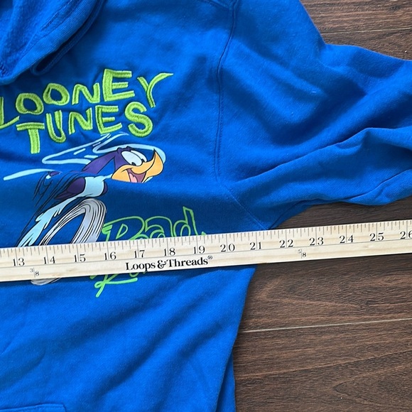 Warner Bros. Looney Tunes Blue Hoodie - Picture 4 of 6